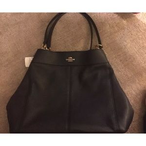 Coach F23511 Large Lexy Pebble Leather Bag